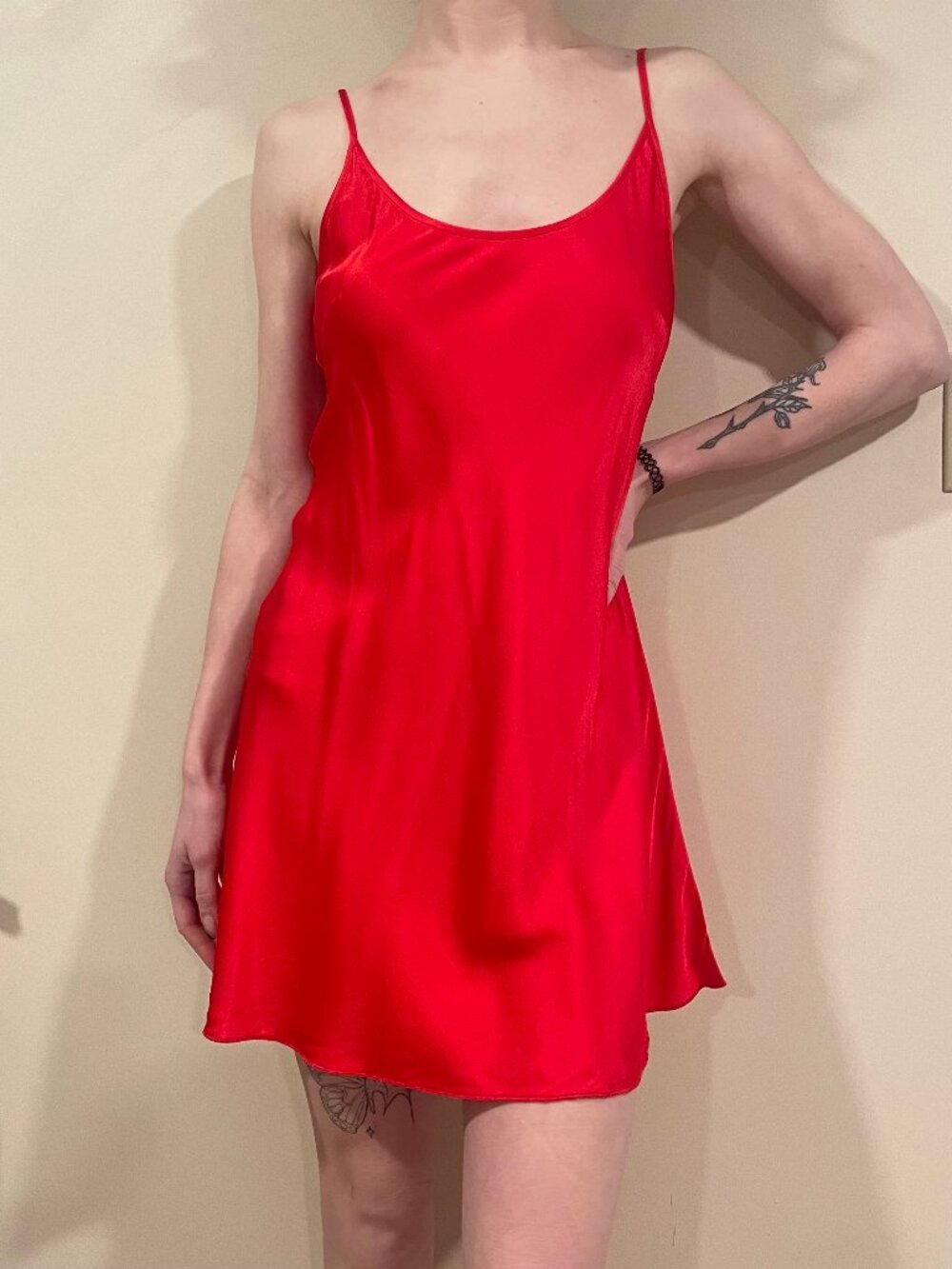 Parade Red Slip Dress